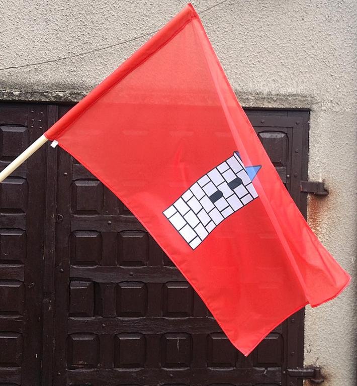 FLAGI DLA FIRM FLAGI FIRMOWE Z NADRUKIEM ZAPRASZAM Marka bez marki