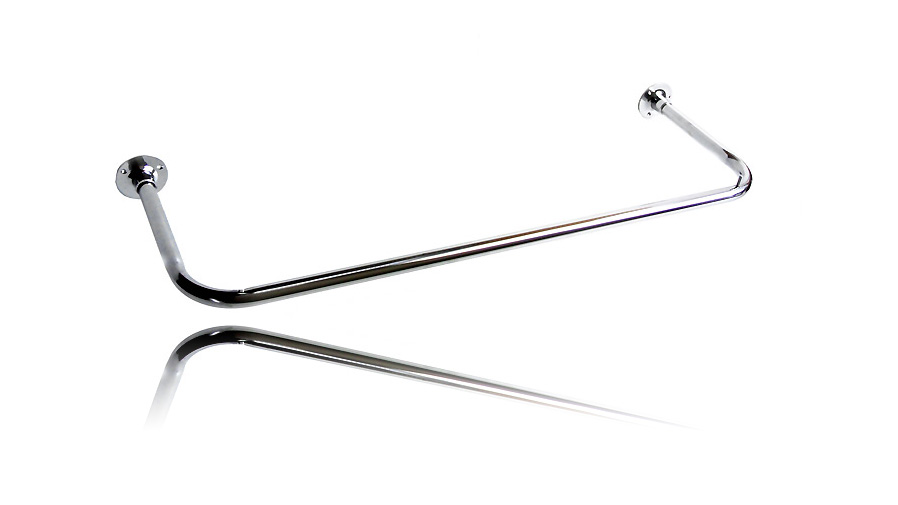 

Drążek Gięty Do Ściany Rura Wieszaki Regał 58cm
