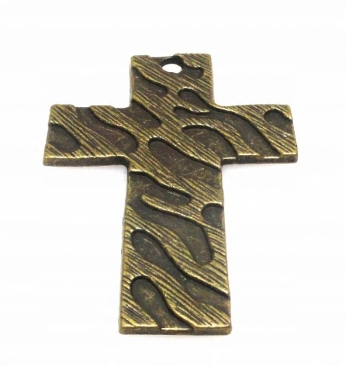 

Zawieszka krzyż 42x31mm antyczny brąz