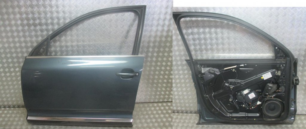 DRZWI LEWE PRZÓD KOMPLETNE VW TOUAREG 02- Strona zabudowy przód - lewa