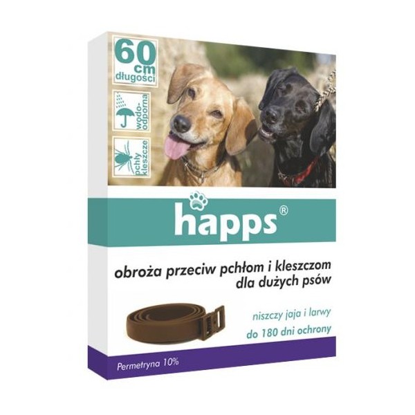 

Happs obroża przeciw pchłom i kleszczom 60 cm