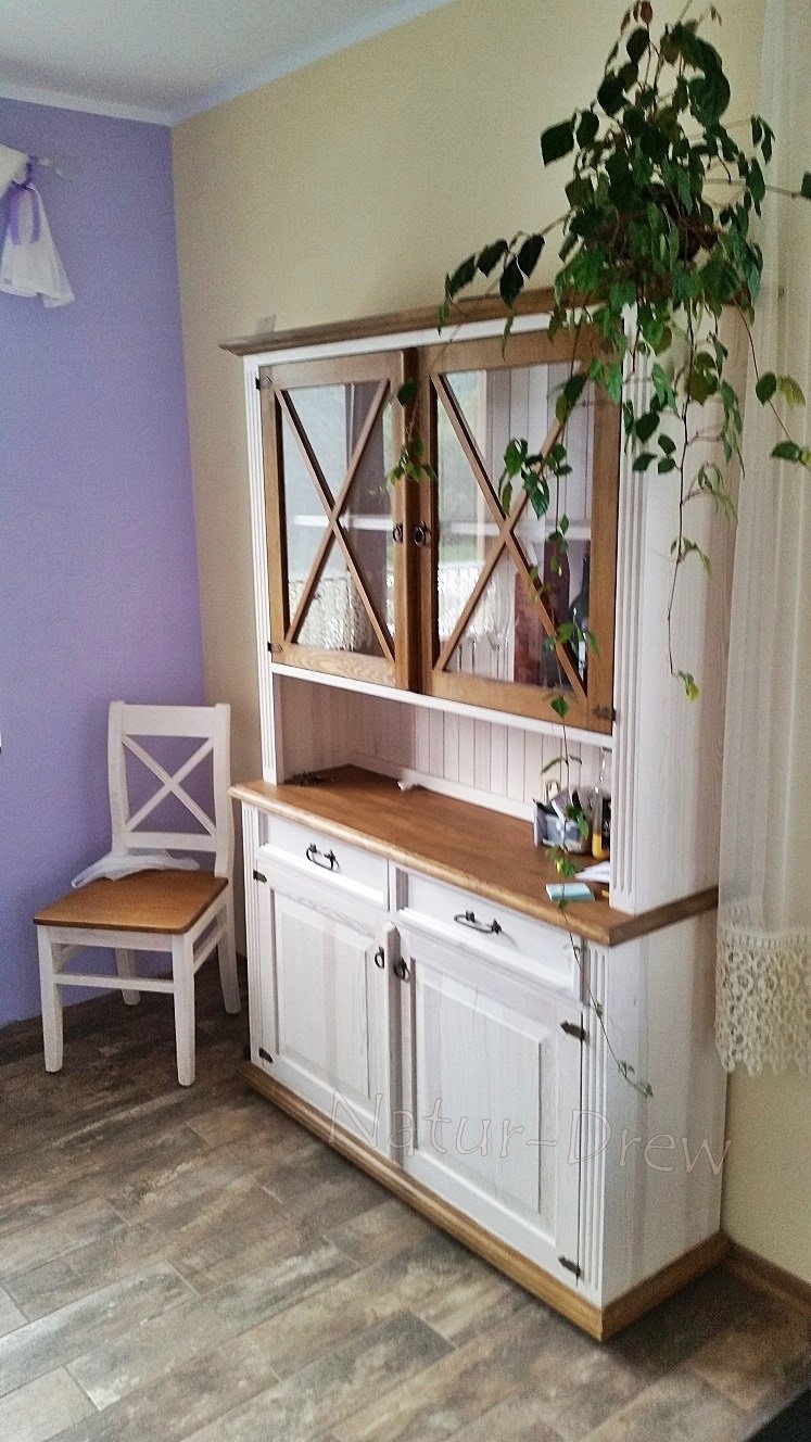 Kredens,Witryna,Regał z Drewna,Drewniany PIEKNY Liczba drzwi więcej niż 4