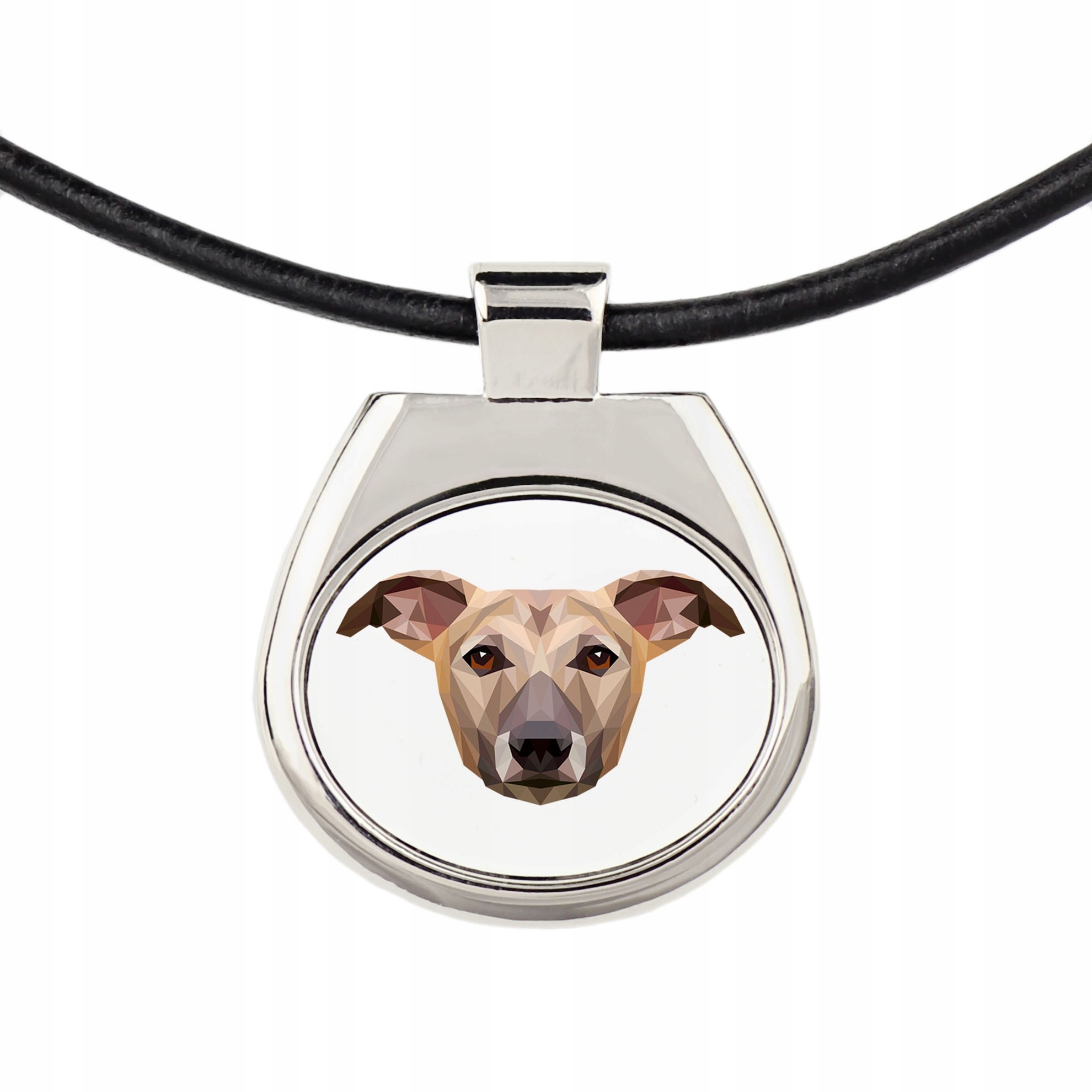 

Whippet Naszyjnik Zawieszka Pies geometryczny