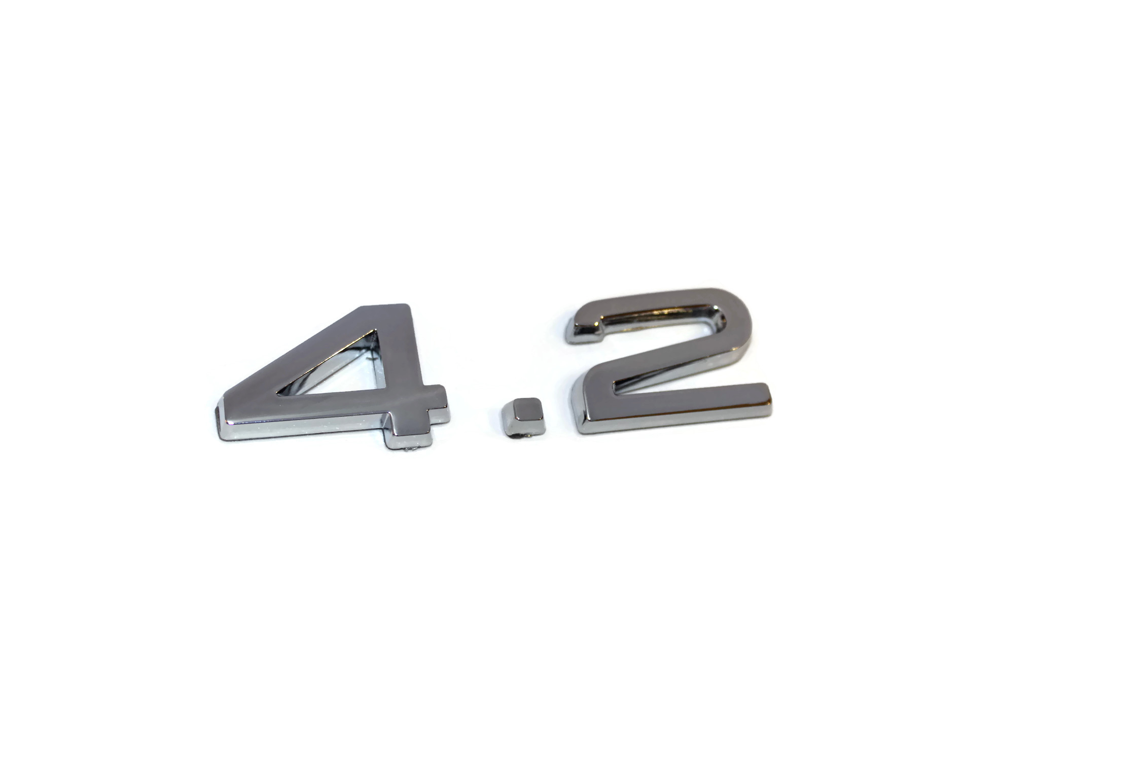 AUDI A6 A8 Q7 EMBLEMAT 4.2 NAPIS ZNACZEK CHROM