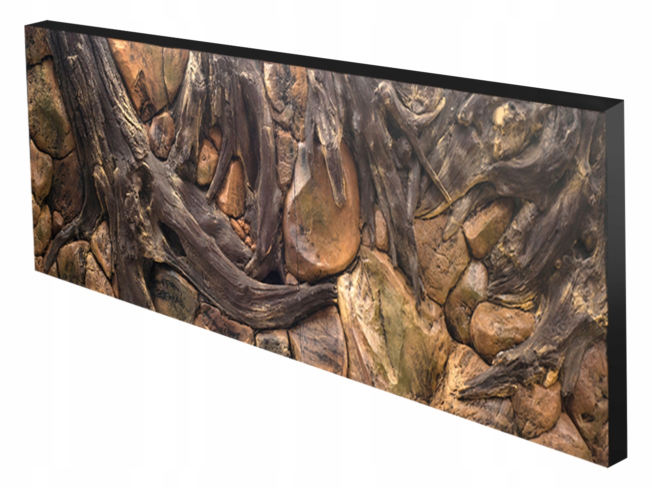 Strukturované pozadí pro akvárium Amazonka 200 x 50 cm.