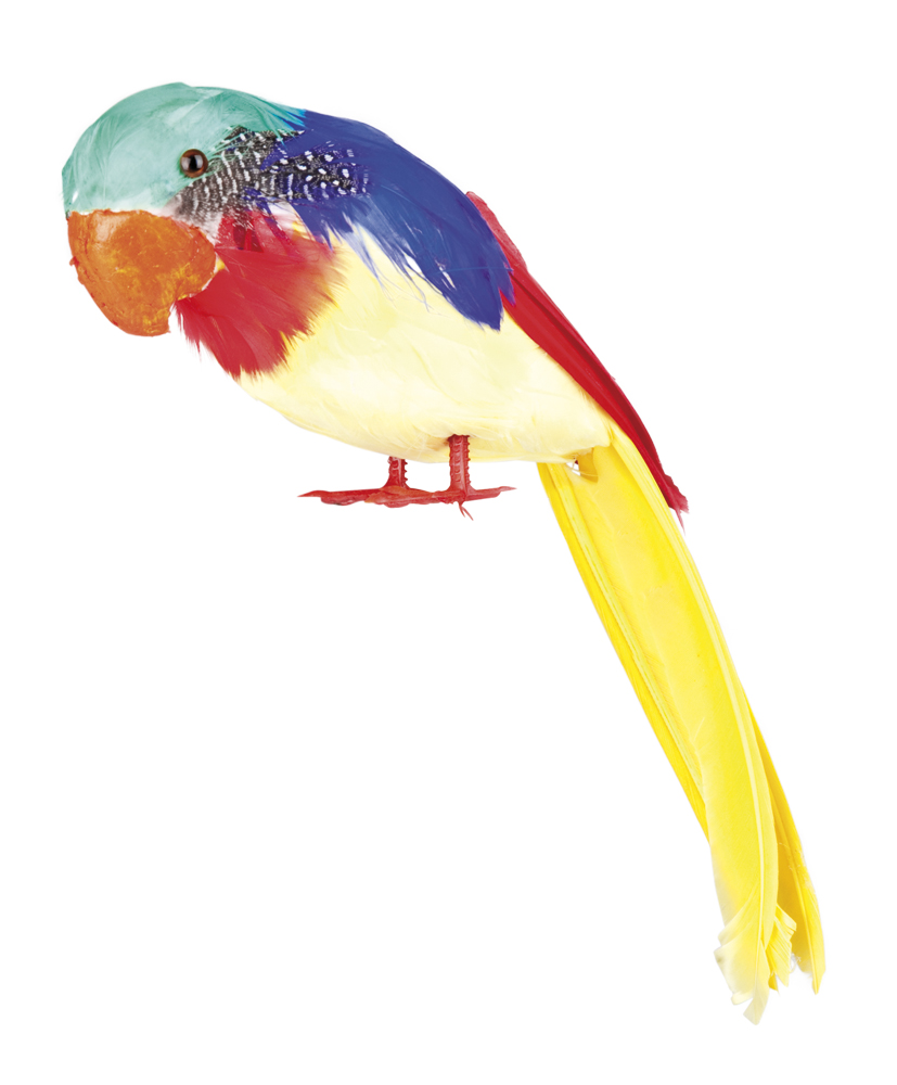 

Papuga Z Piór 30CM Dekoracja Hawajska Hawaje 52354