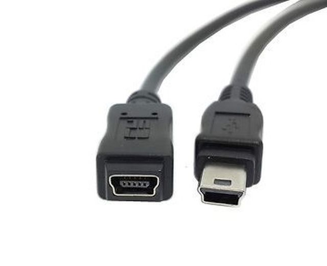 

Kabel Przedłużacz z MiniUSB na Mini Usb 0,5M