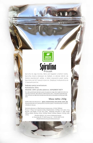 

Naturalny Detoks Spirulina Platensis 250g Proszek