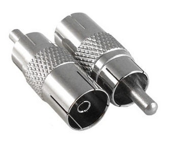 

Adapter wtyk Rca chinch gniazdo Tv antenowe(2644