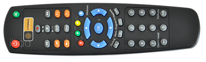 Diaľkové ovládanie Cyfrowy Polsat HD5000 HD 5000 ČIERNE ORIGINÁL