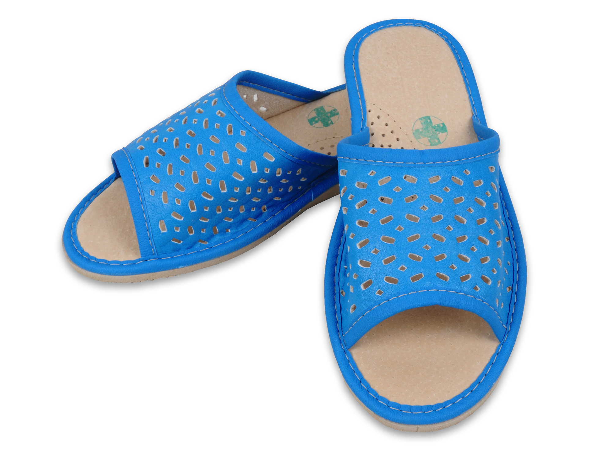 

Skórzane Pantofle Kapcie Laczki Łapcie A19T2N 40