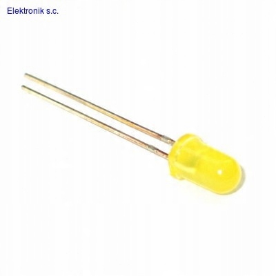 

Dioda Led 5mm żółta 20mA x20szt