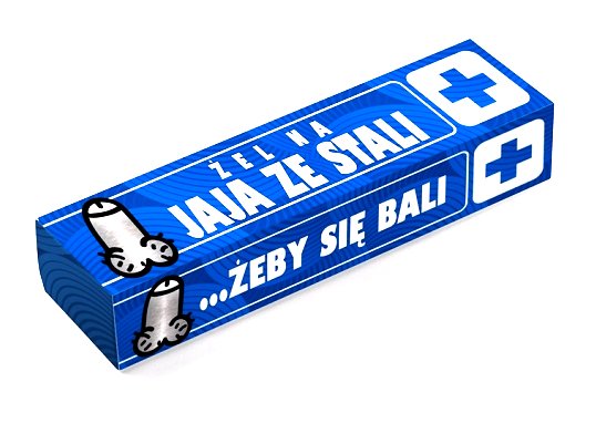 

Żel na jaja ze stali na siłownię mydło