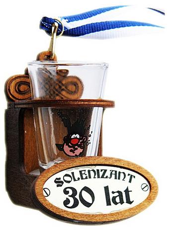 

Kieliszek Solenizant 30 Lat Urodziny