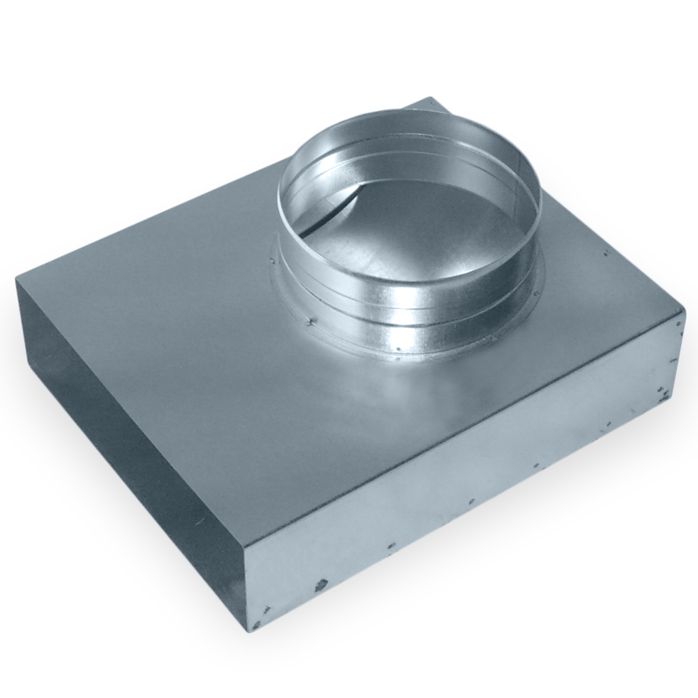 

Kształtka z wylotem okrągłym płaska 100/ 150x50mm