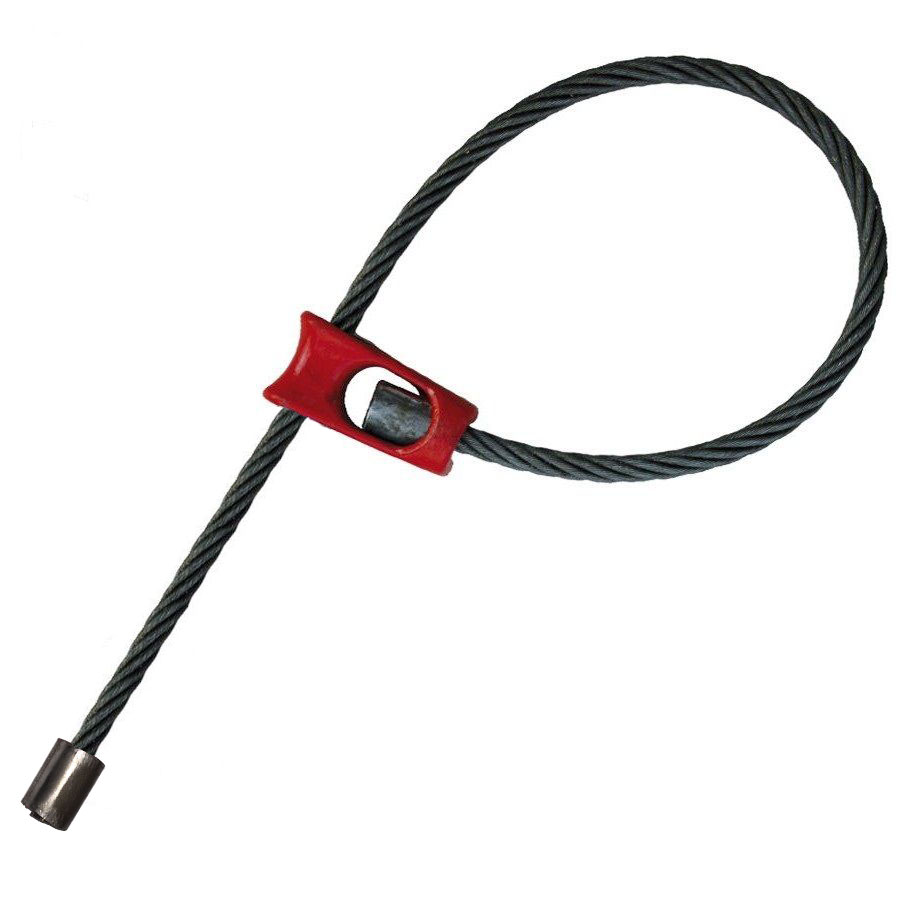 Trhací lano s niplem 14 mm x 2,0 m 14 t elastické.