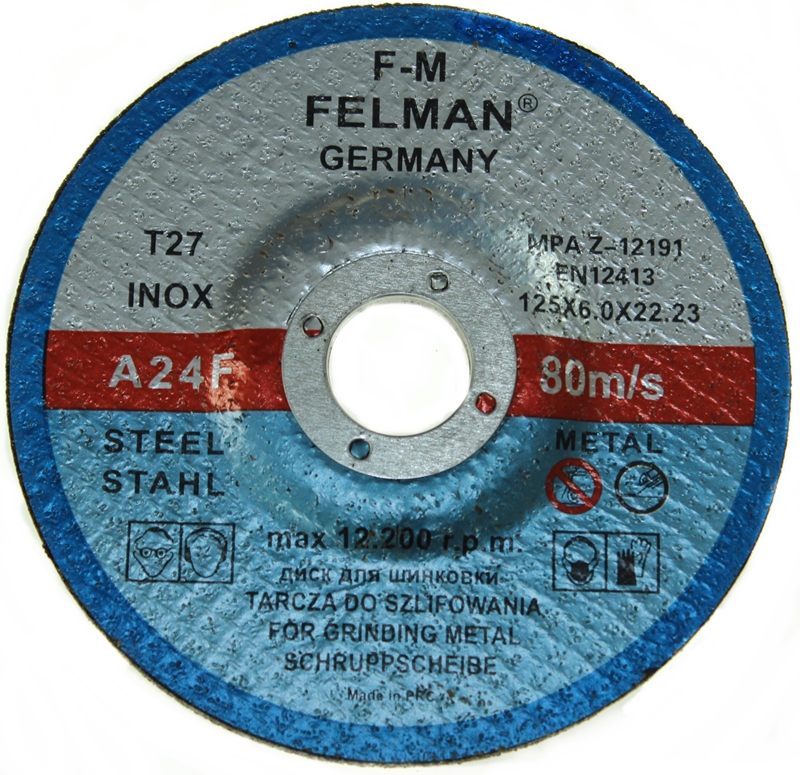

Tarcza,tarcze Do Szlifowania Metalu 125X6 felman