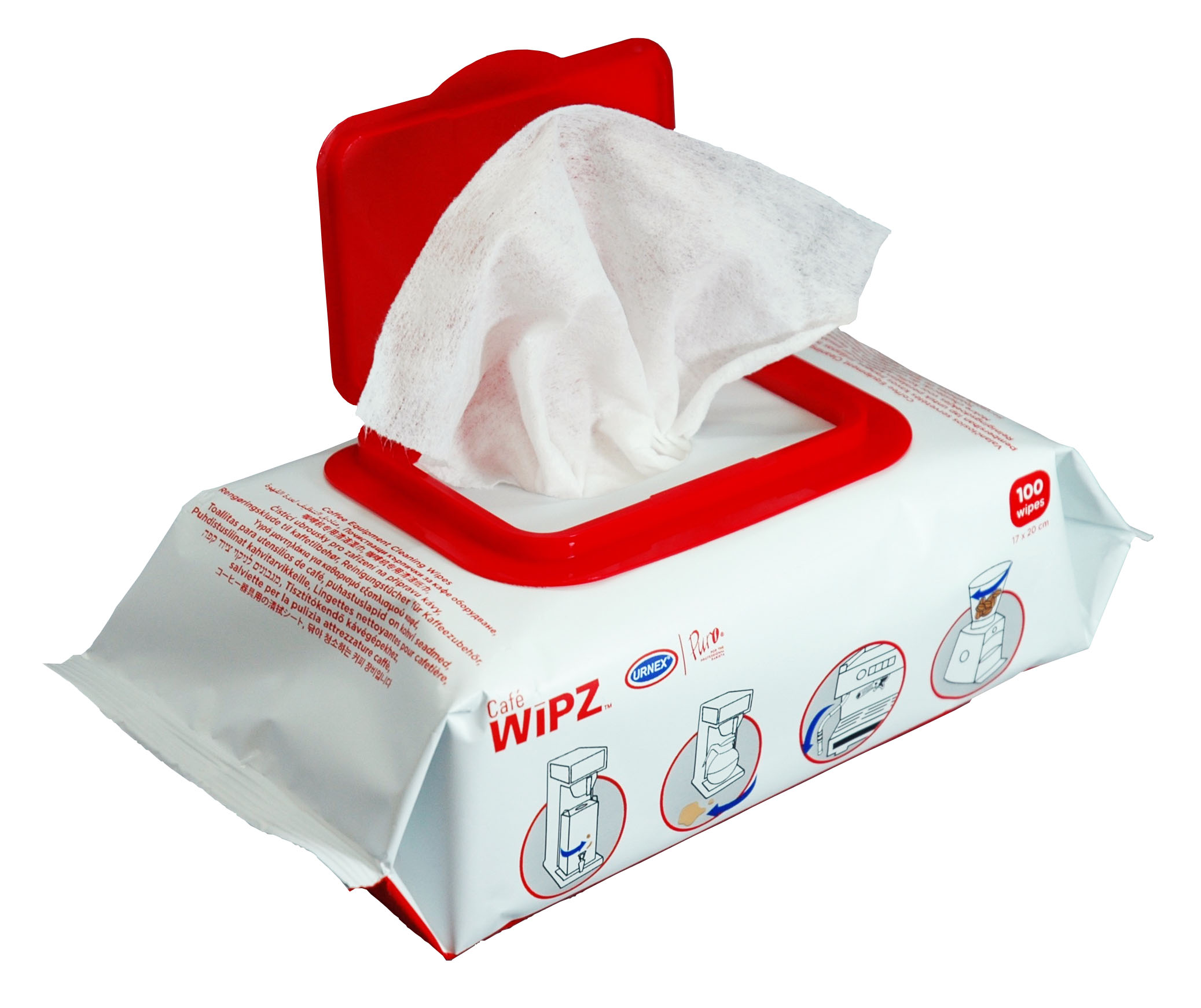 

Urnex Wipz ściereczki do czyszczenia ekspresów
