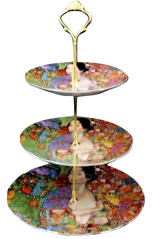 

Taca 3 Poziomowa Porcelanowa Dancer Gustaw Klimt