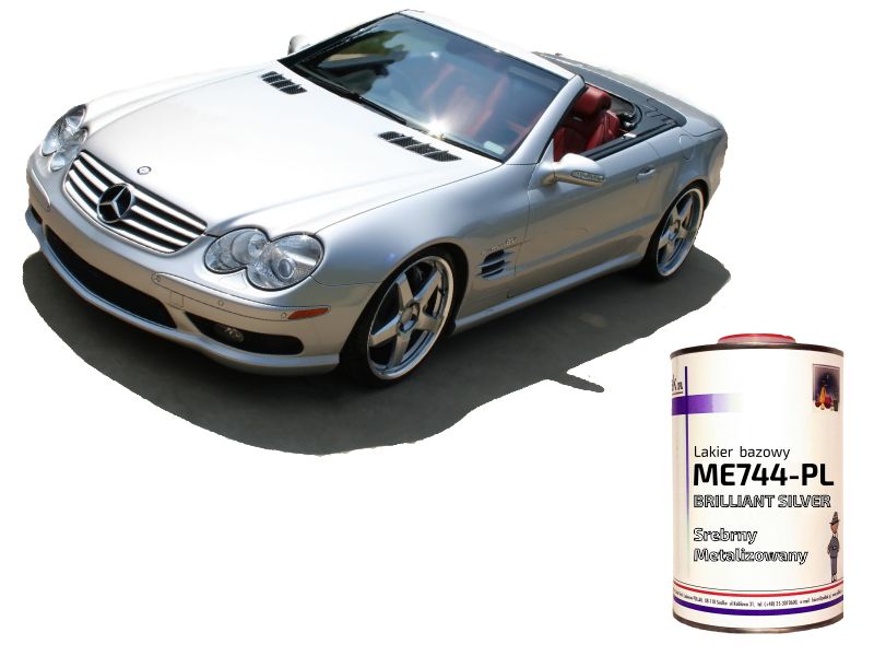 Базовий шар алюміній металік MERCEDES 744 4 L