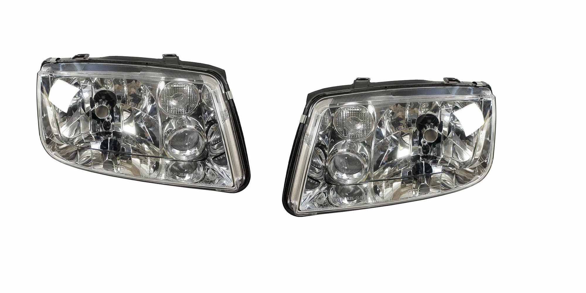 REFLEKTORY LAMPY VW BORA 1998-2005 H4+H3 2szt DEPO