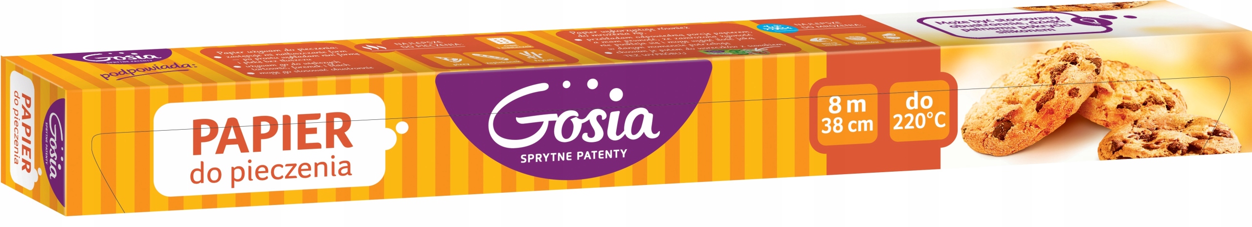 

Gosia papier do pieczenia 38 cm x 8 m 1 szt.