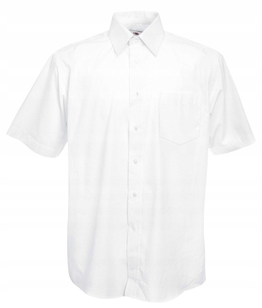 

Men Poplin Short Sleeve Shirt White M