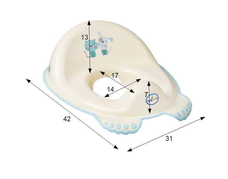 NAKŁADKA ANTYPOŚLIZGOWA NA SEDES SEDESOWA TOALETA Marka Tega Baby