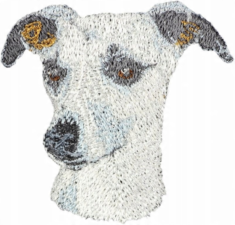 

Whippet Haft Naszywka Przyszywka Łata