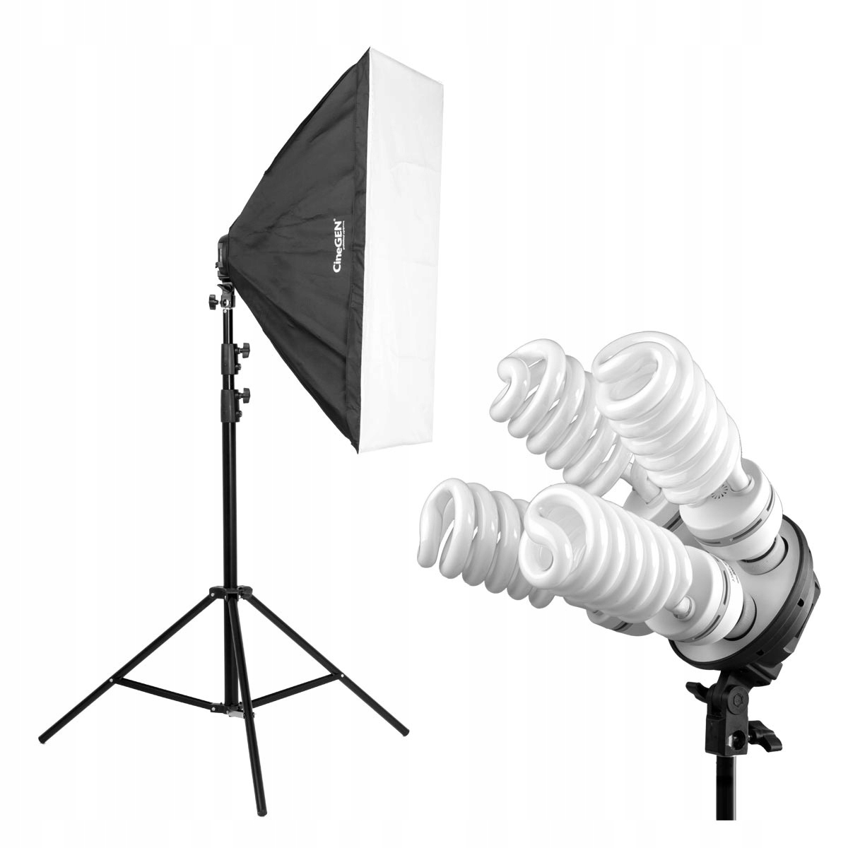 

Lampa Światło Ciągłe Softbox 60x90 325W statyw
