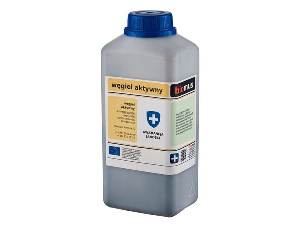 

Węgiel Aktywny aktywowany czysty 250g Biomus
