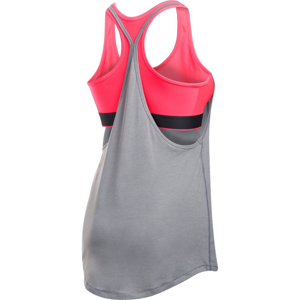 UNDER ARMOUR BOKSERKA 2IN1 SZARA RÓŻ 1290807 XS Marka Under Armour