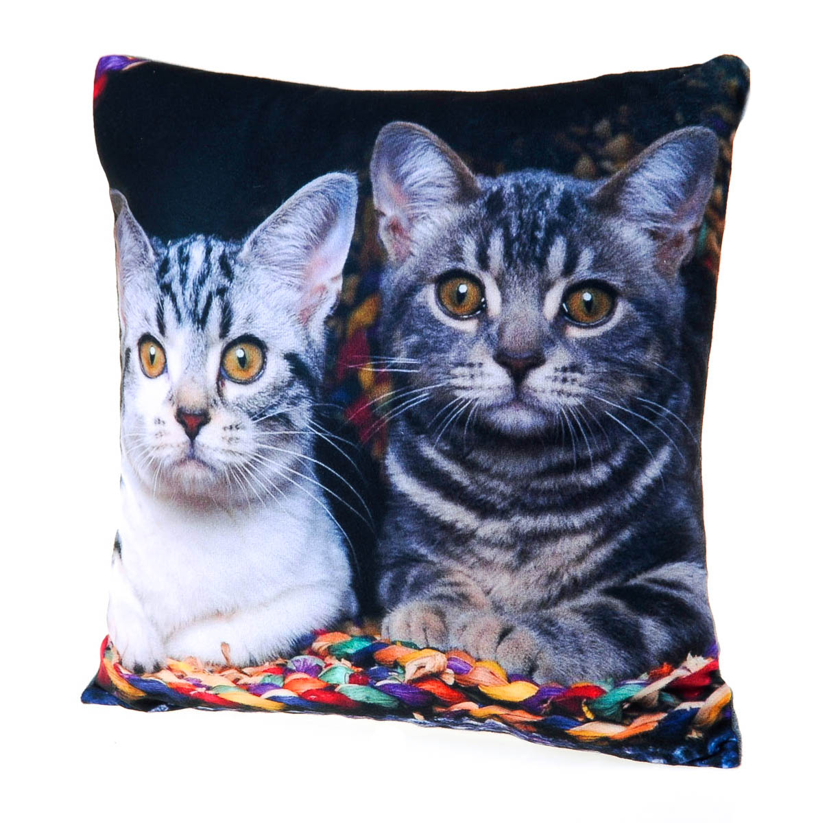 PODUSZKA KOT 32 ZIELONE KOCIE OCZY POSZEWKA JASIEK EAN (GTIN) 5906333404681