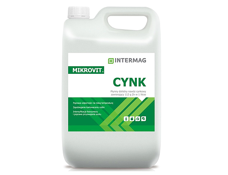 

Mikrovit Cynk Zn 5L Nawóz Z Cynkiem Cynku