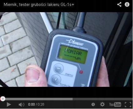 MIERNIK TESTER GRUBOŚCI LAKIERU GL-1s+ sonda GWAR. EAN (GTIN) 5904730635172