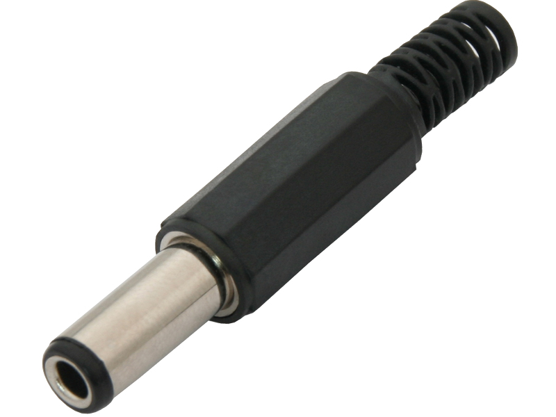 Wtyk zasilający DC męskie hobbyelektronika Wtyk DC 2,5/5,5x14 mm