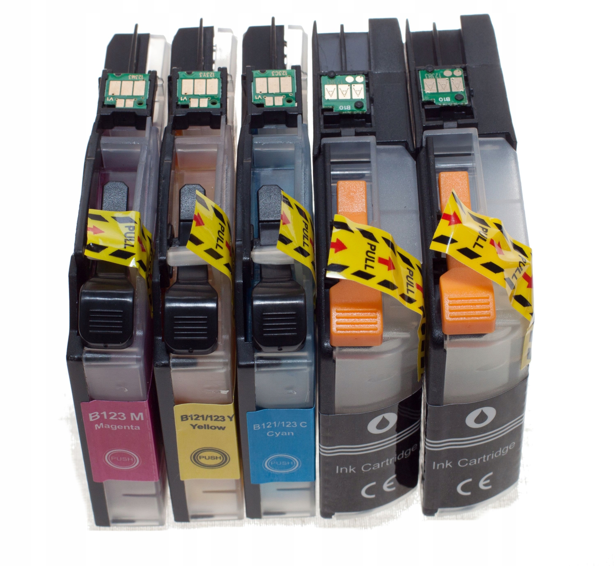 

5x Tusz do Brother LC121 /123 LC127 DCPJ152W J132W