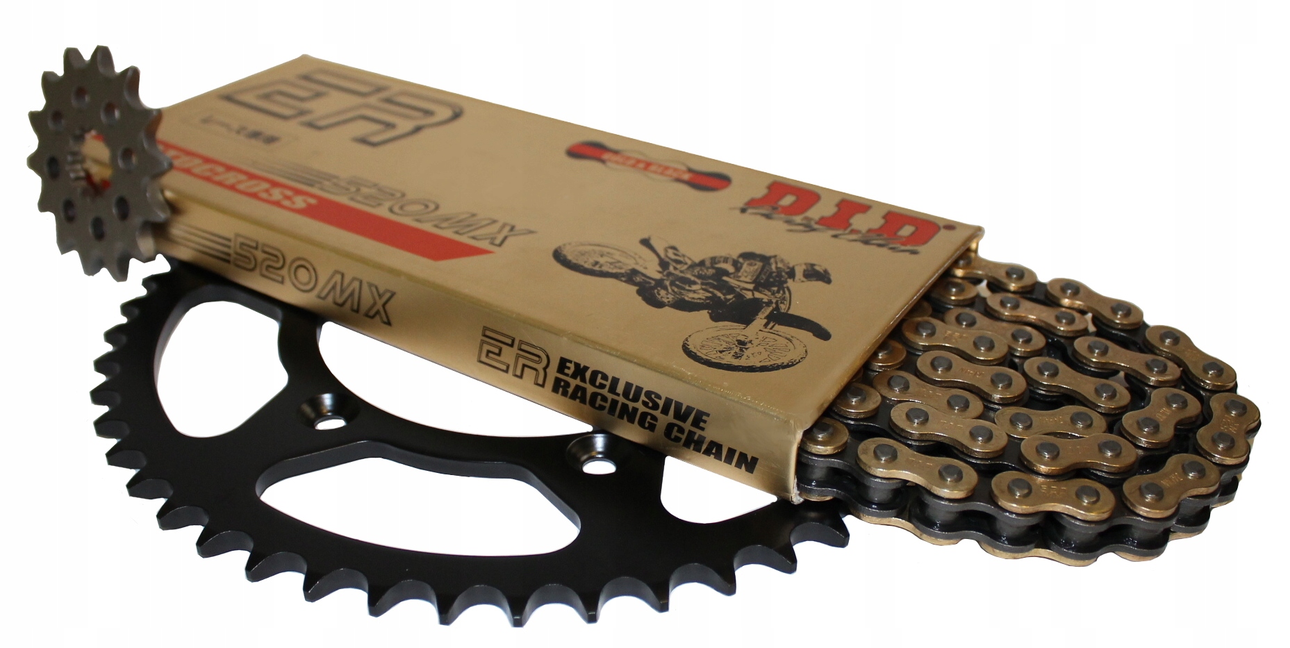 Pohonná sada Ktm Sx-f 350 Nejsilnější ozubené kolo řetěz DiD Gold