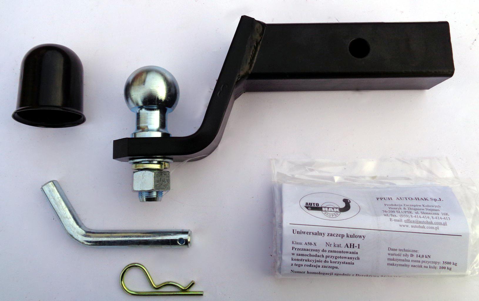 NOWY HAK HOLOWNICZY KULA ADAPTER USA JEEP CHEROKEE Kod producenta AH-1