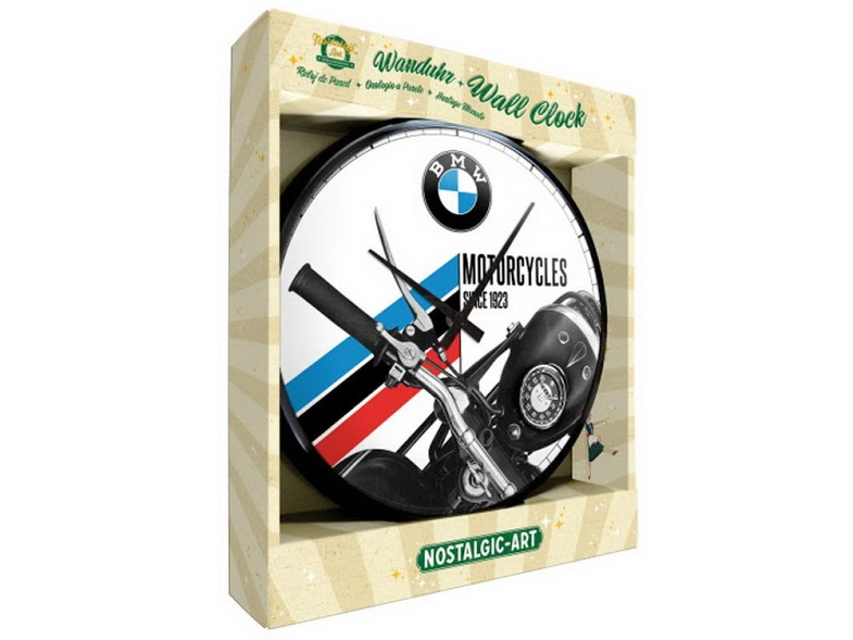 ZEGAR SCIENNY motocyklowy BMW oryginał na Prezent Marka Nostalgic