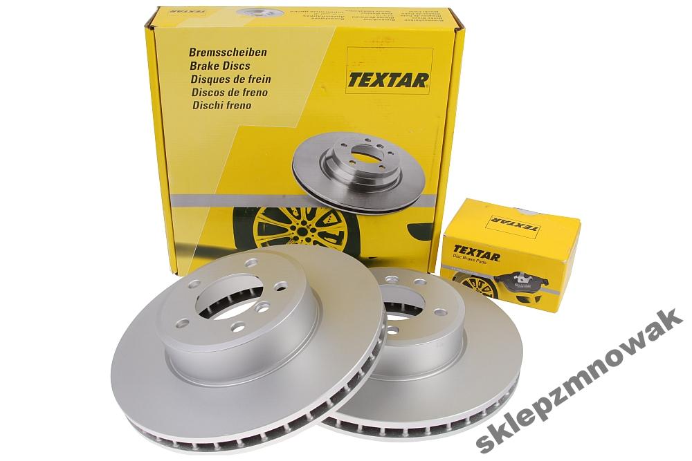 КОЛОДКИ ТОРМОЗНІ ДИСКИ TEXTAR ПЕРЕД SEAT ALTEA LEON12mm