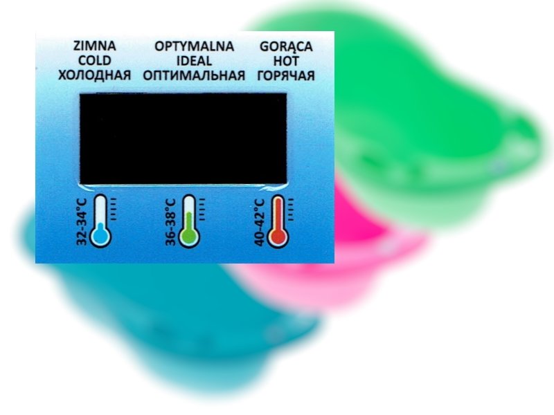 TERMOMETR przyklejany TEGA do WANIENKI WANIENKA Marka inna
