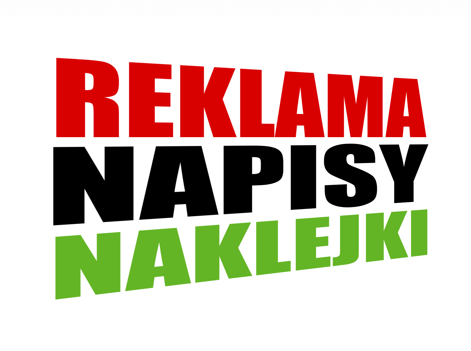 

Litery Napisy Reklama na Szybę witrynę Samochód
