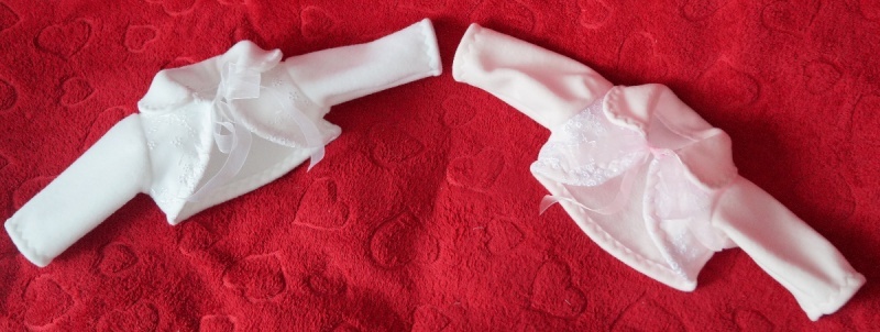 PRZECUDNE BOLERKO Do Chrztu 56/62 Wiosna LATO Kolor biały