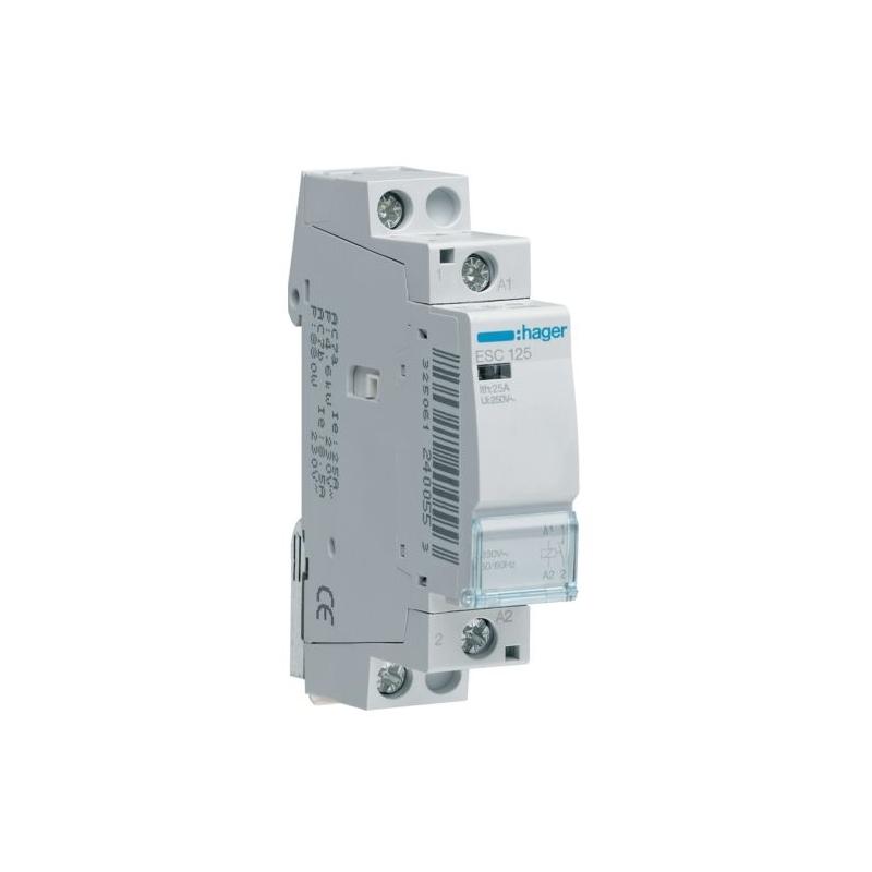 Hager Stycznik 230VAC 1NC 25A AC-7a/b ESC126