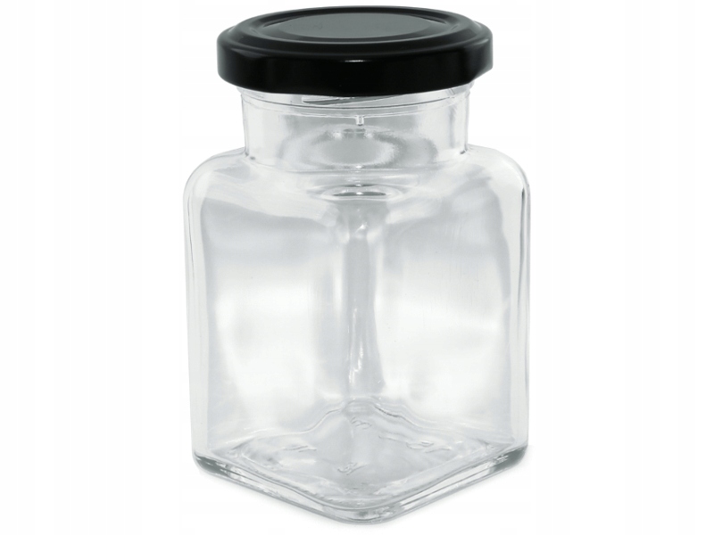 

Słoiczki na przyprawy 150ml 12szt słoik czarny
