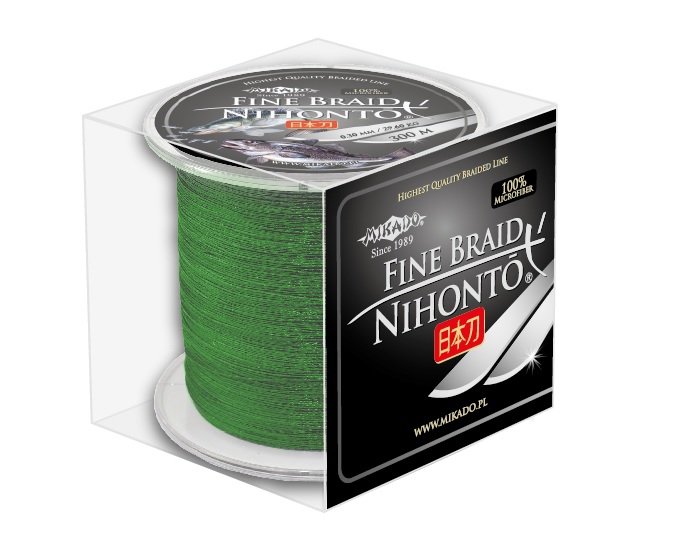Mikado Nihonto Fine Braid 0,12mm 300m zielona
