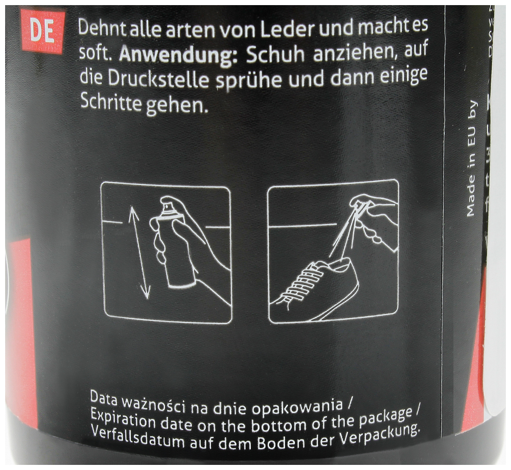 PIANKA ROZCIĄGAJĄCA DO OBUWIA KAPS SHOE STRETCH 100ml ROZCIĄGACZ DO BUTÓW Forma spray