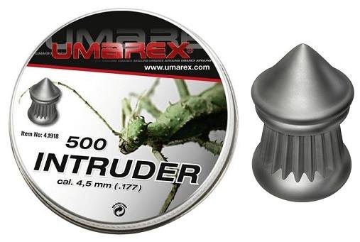 Śrut diabolo Umarex Intruder Pointed Ribbed 4,5 mm 500 sztuk