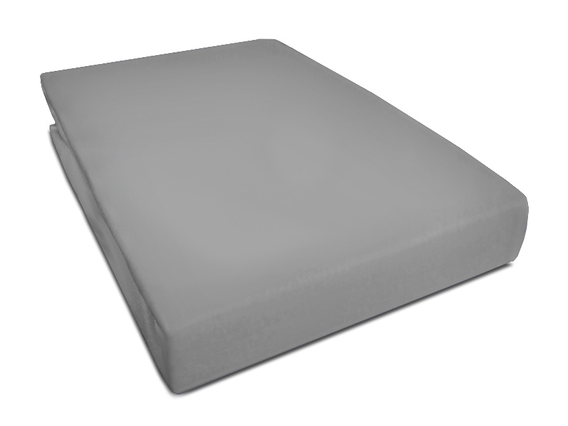 

prześcieradło 160x200 jersey Szare